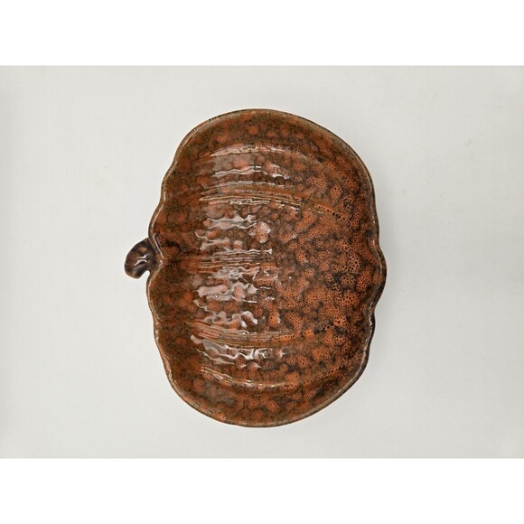 Set Of 2 Pumpkin Candy Dishes & White Pumpkin Decor Fall Autumn Decor 7" - Picture 3 of 15